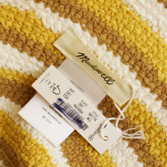 New MADEWELL Size M / L Crocheted Bucket Hat in Earthen Sand - Picture 4 of 4